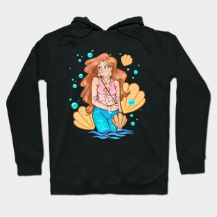 Venus Shell Girl with Bubbles Hoodie